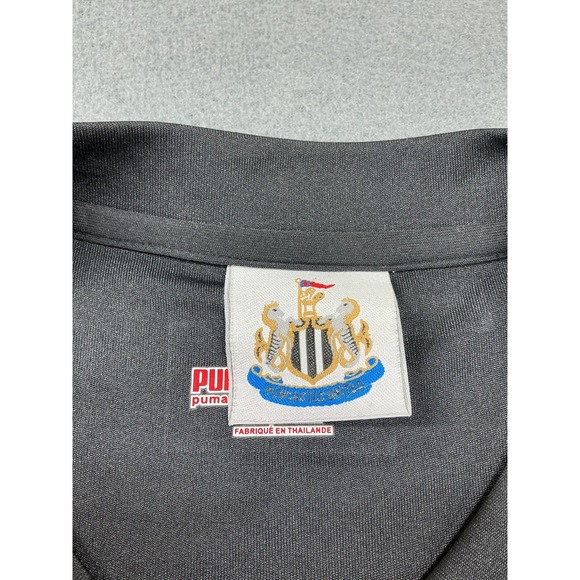 Newcastle United Shirt Mens XL Black Northern Rock Sponsor Soccer Jersey Puma - Picture 2 of 8